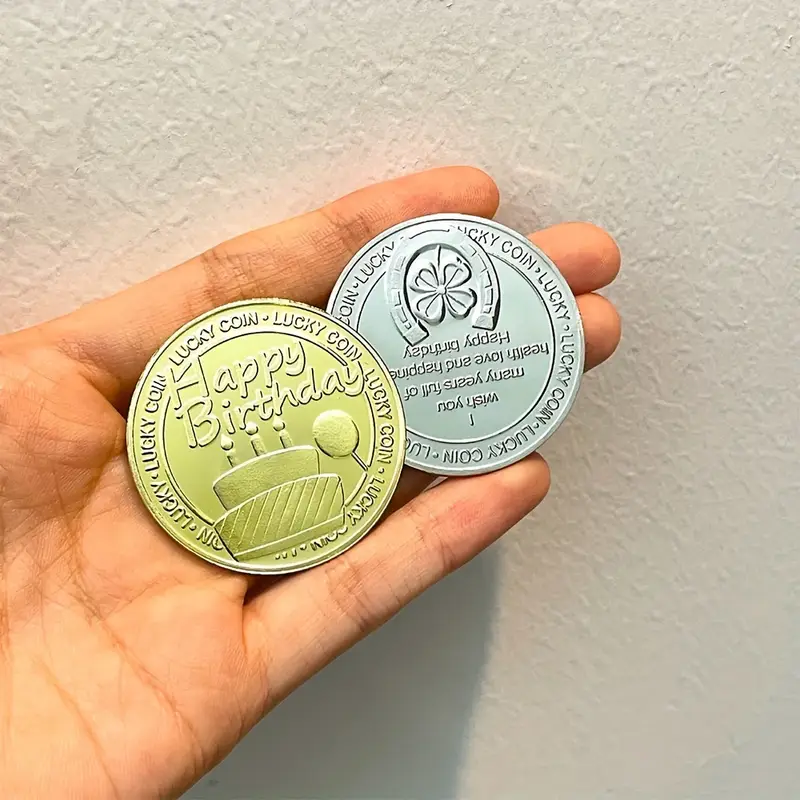 Narodeninová minca Happy Birthday pre radosť zdravie šťastie a lásku