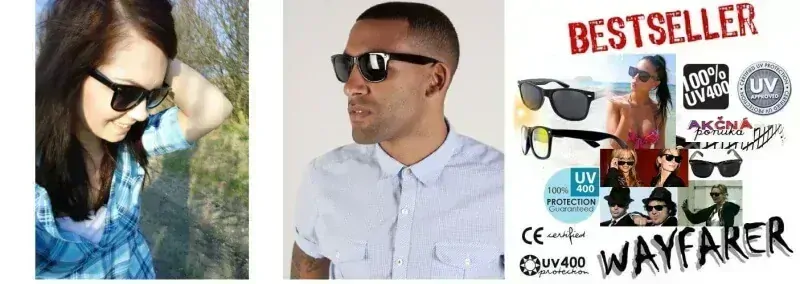 Slnečné okuliare Wayfarer Black