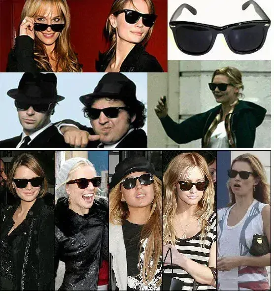 Slnečné okuliare Wayfarer Black