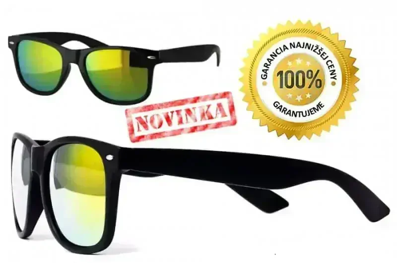 Slnečné okuliare Wayfarer Gold
