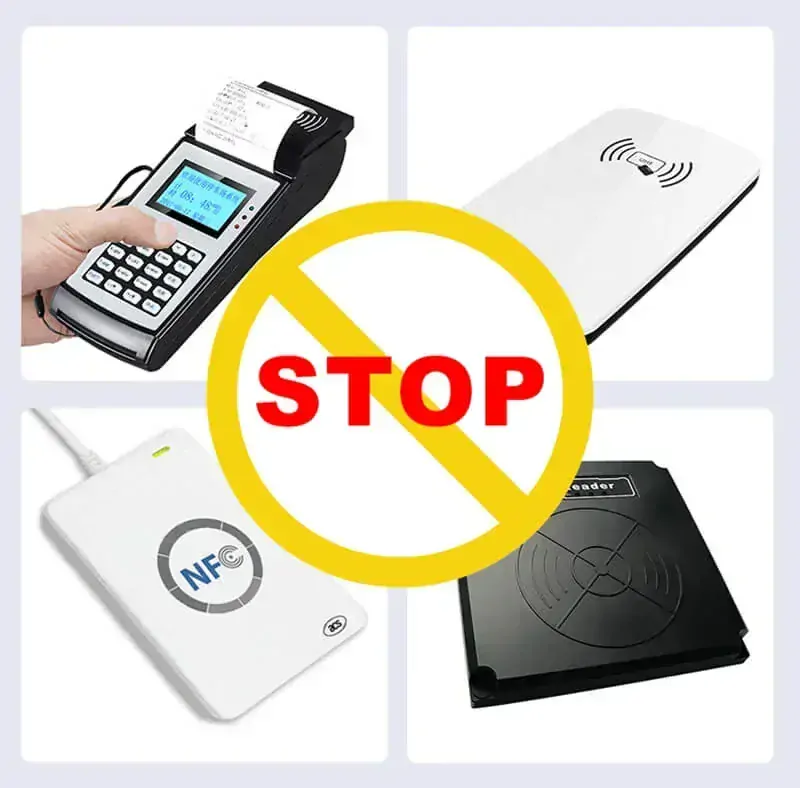 Bezpečnostný obal blokujúci RFID a NFC signál (PVC) | multicolor