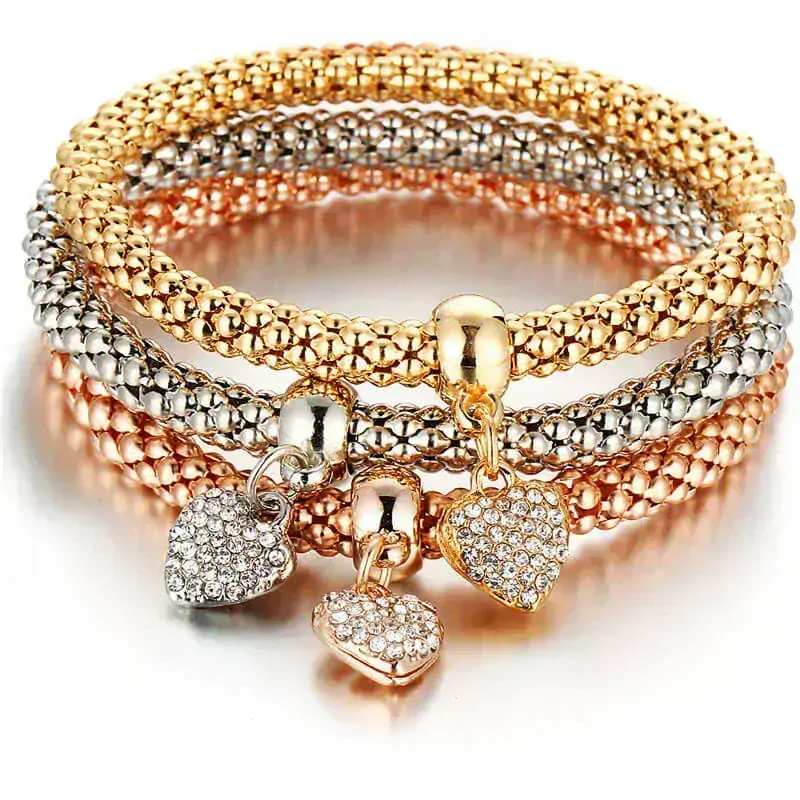 Elegantné dámske náramky v troch farbách