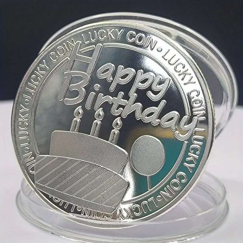 Originálna narodeninová minca pre radosť zdravie šťastie a lásku