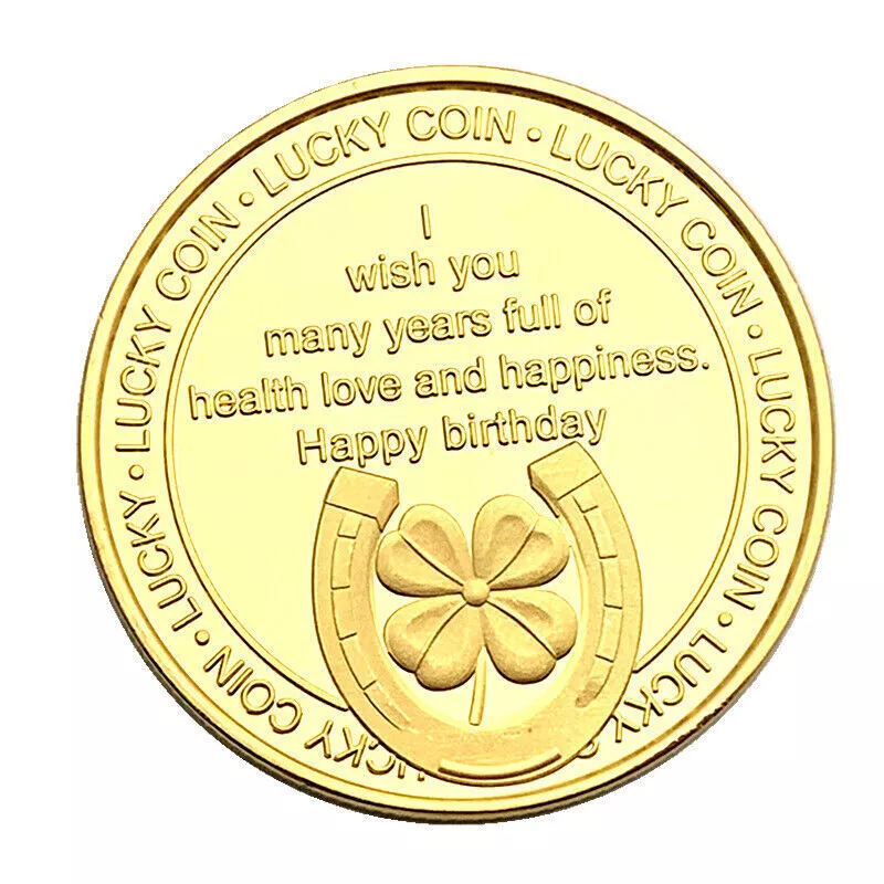 Originálna narodeninová minca pre radosť zdravie šťastie a lásku