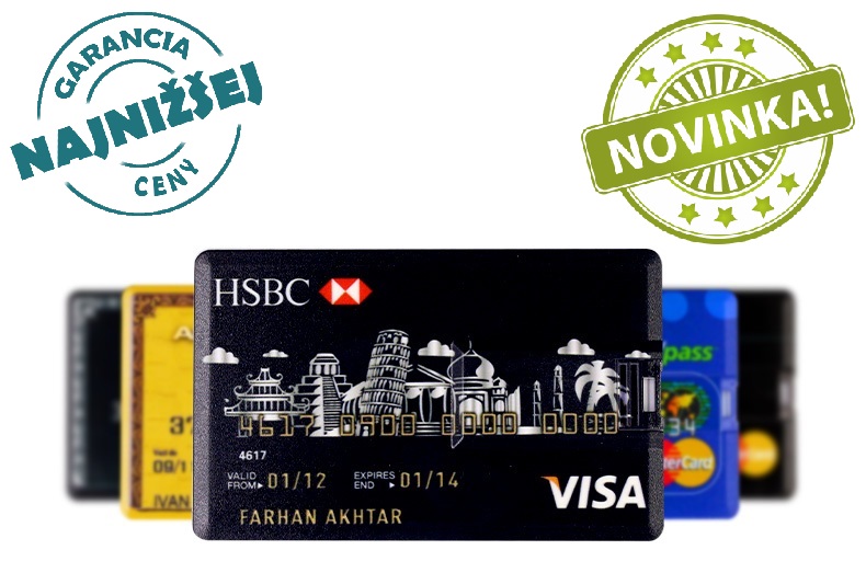 USB kľúč v tvare kreditnej karty (16 GB) | American Express