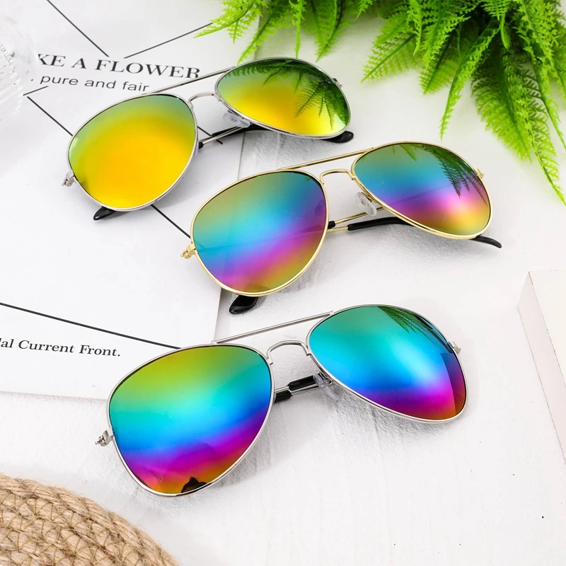 Slnečné okuliare AVIATOR COLOR