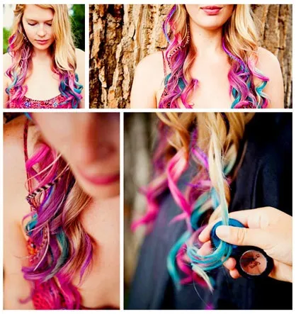 HOT HUEZ - farebné kriedy na vlasy