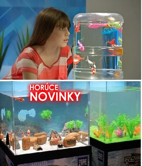 Robo Fish - skvelá plávajúca robotická rybka