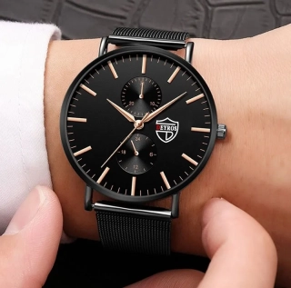 Pánske značkové hodinky VIP KING pre kráľovský pocit | čierno - bronzové