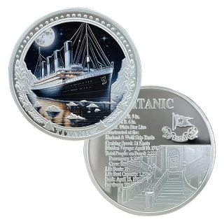 Exkluzívna kolekcia TITANIC - Pamätný suvenír na počesť slávnej lode | strieborný