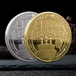 Originálna narodeninová minca pre radosť zdravie šťastie a lásku
