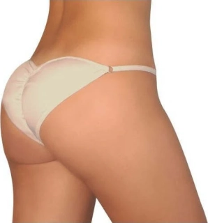 Brazilian Secret - diskrétne push-up nohavičky | biele L
